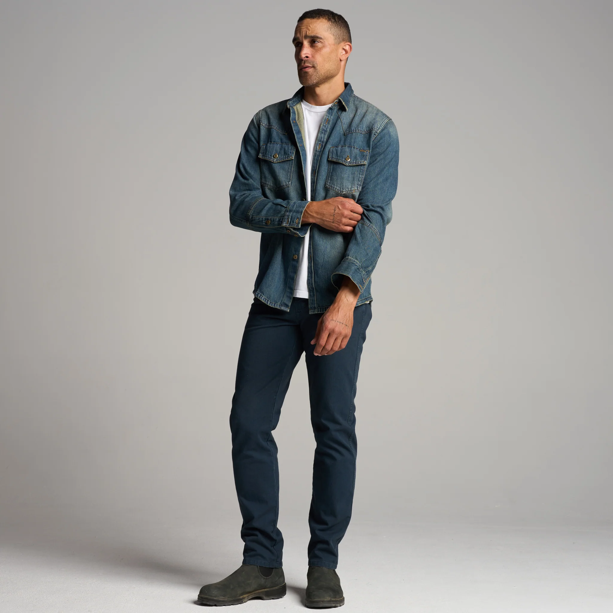 1955 Abilene Denim Shirt - Image 3