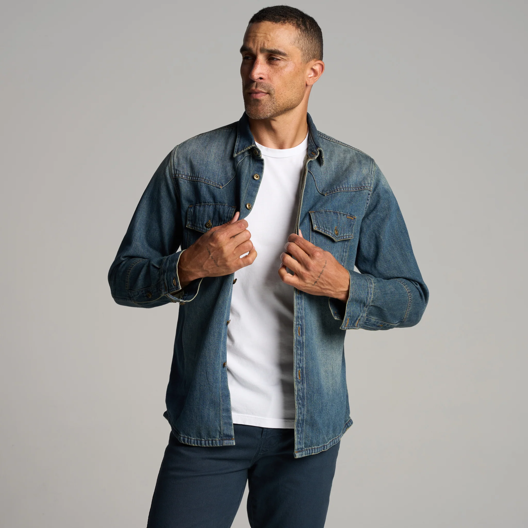 1955 Abilene Denim Shirt - Image 4
