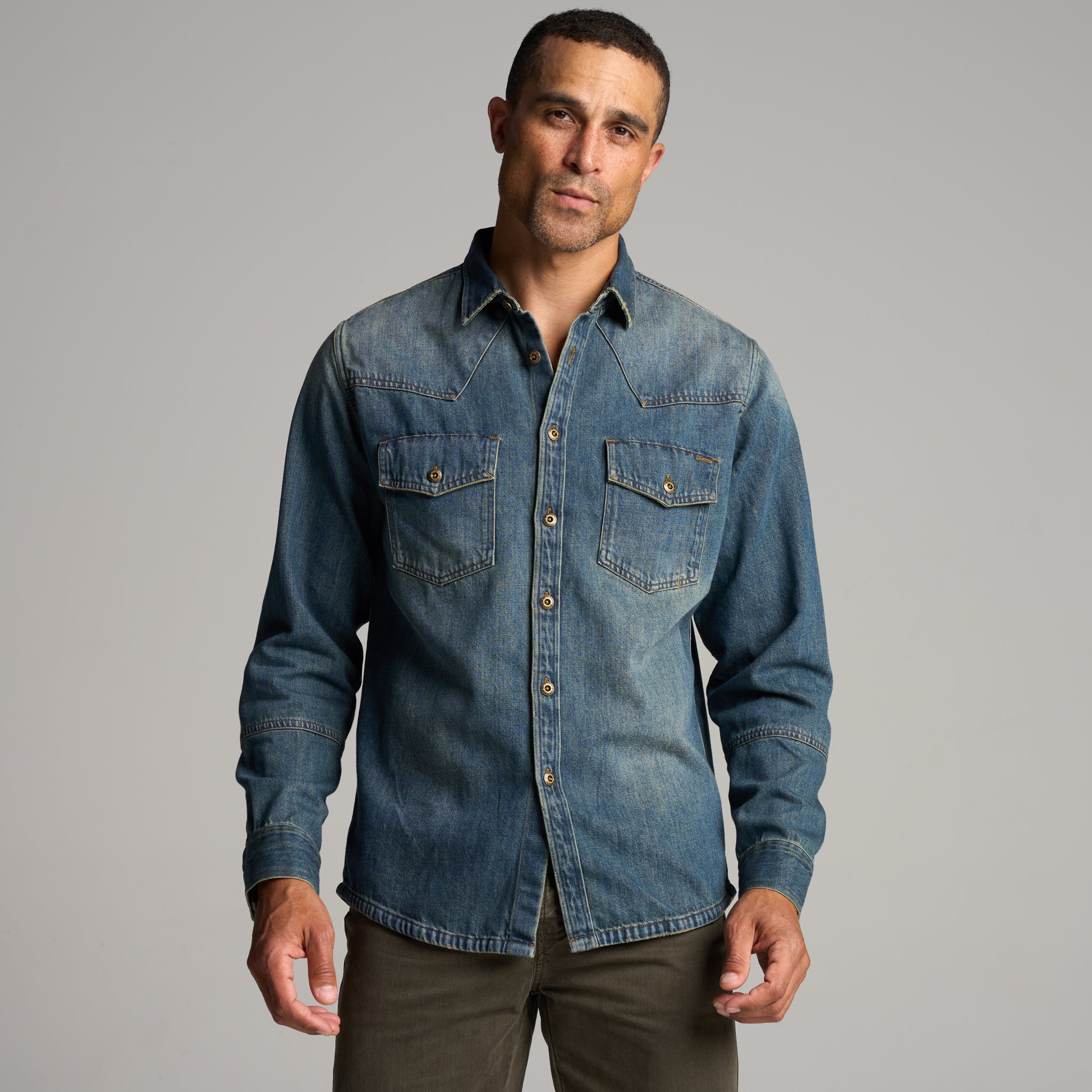 1955 Abilene Denim Shirt - Image 5