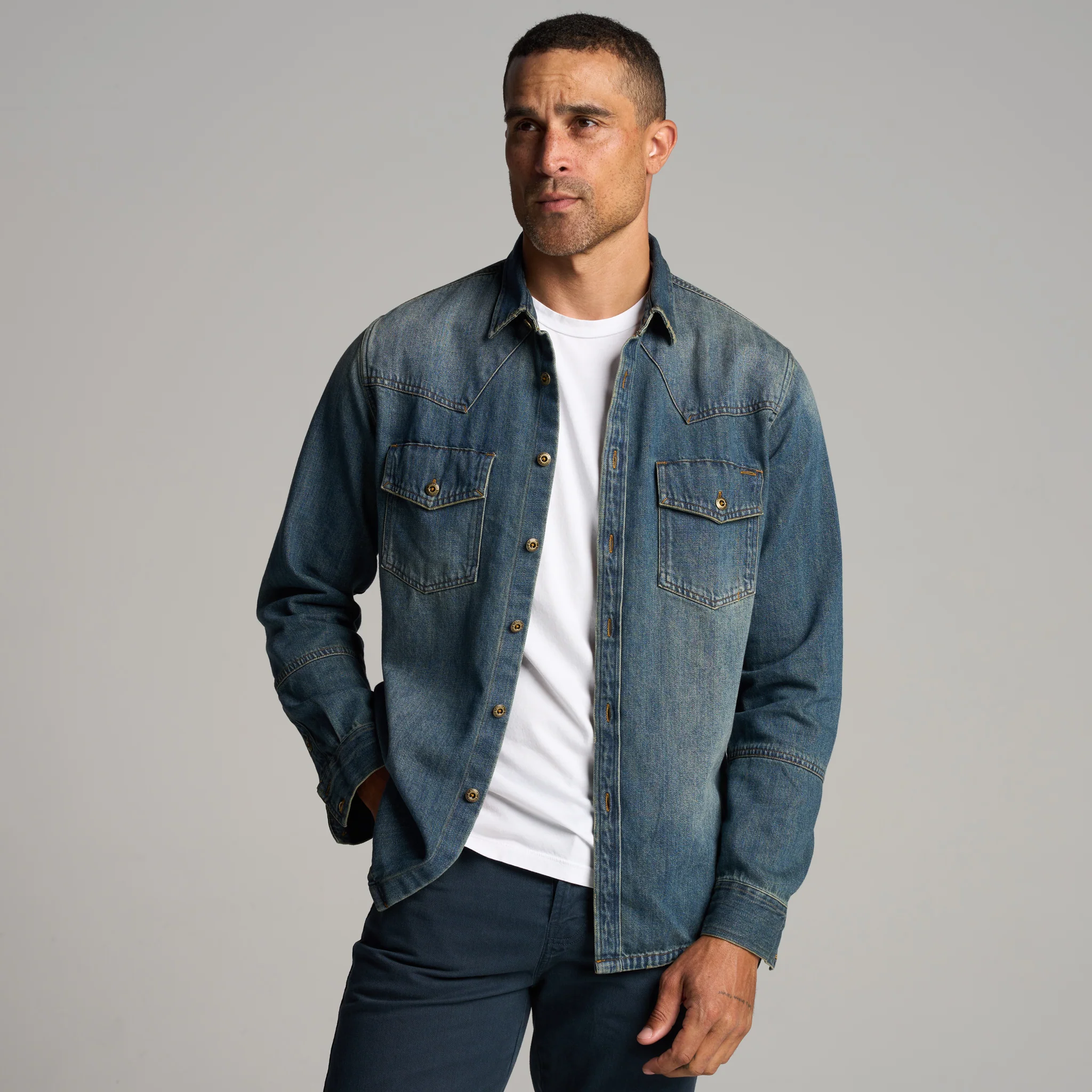 1955 Abilene Denim Shirt - Image 6
