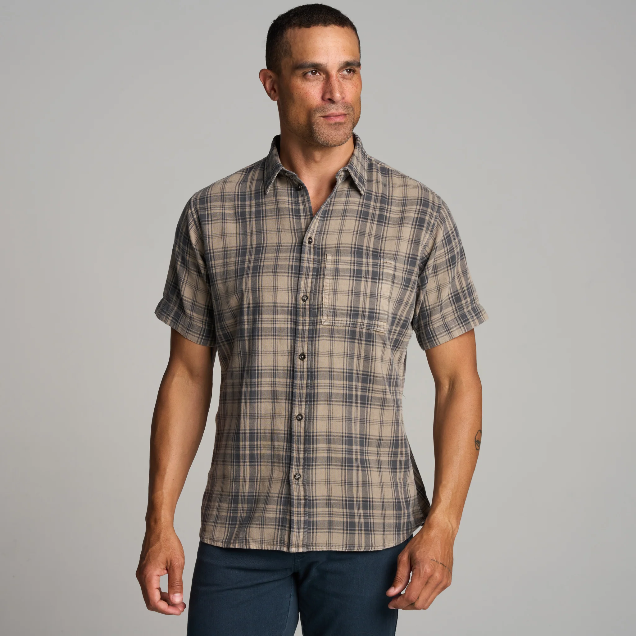 Bray Short Sleeve Plaid Shirt - Image 14