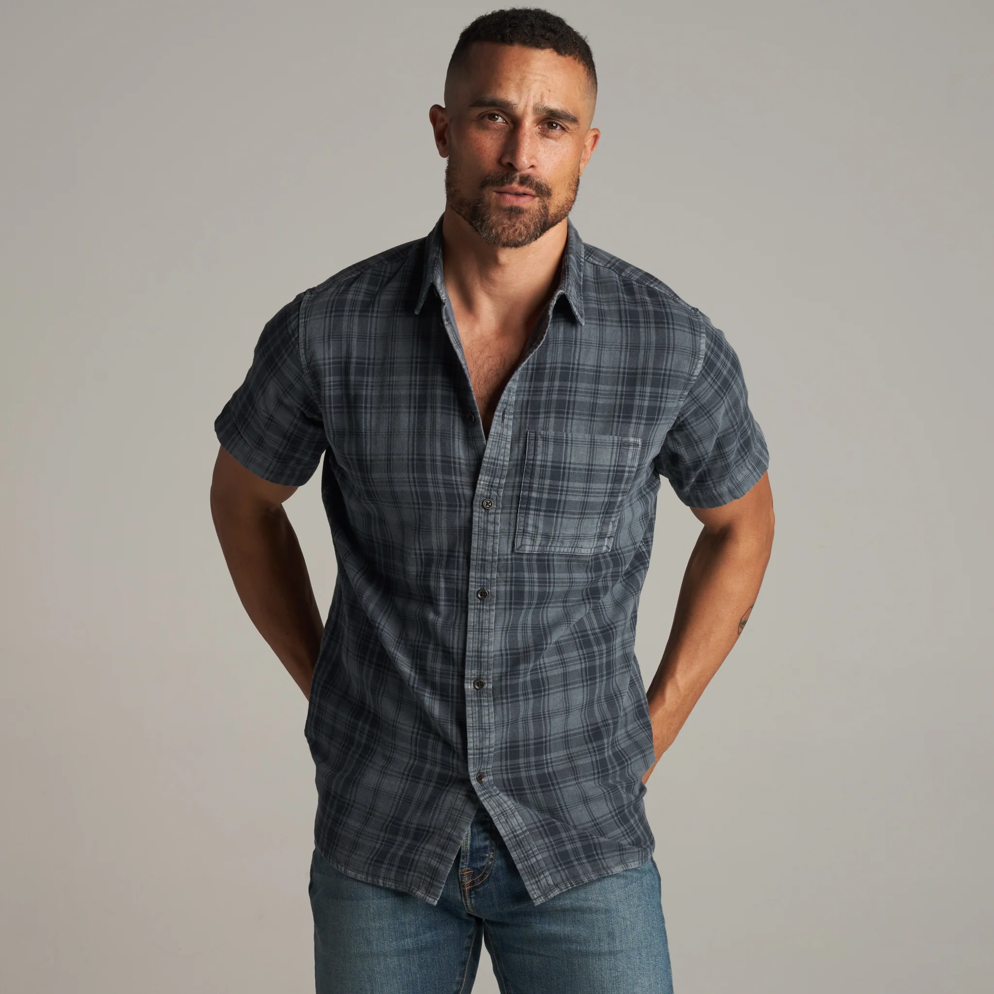 Bray Short Sleeve Plaid Shirt - Image 4