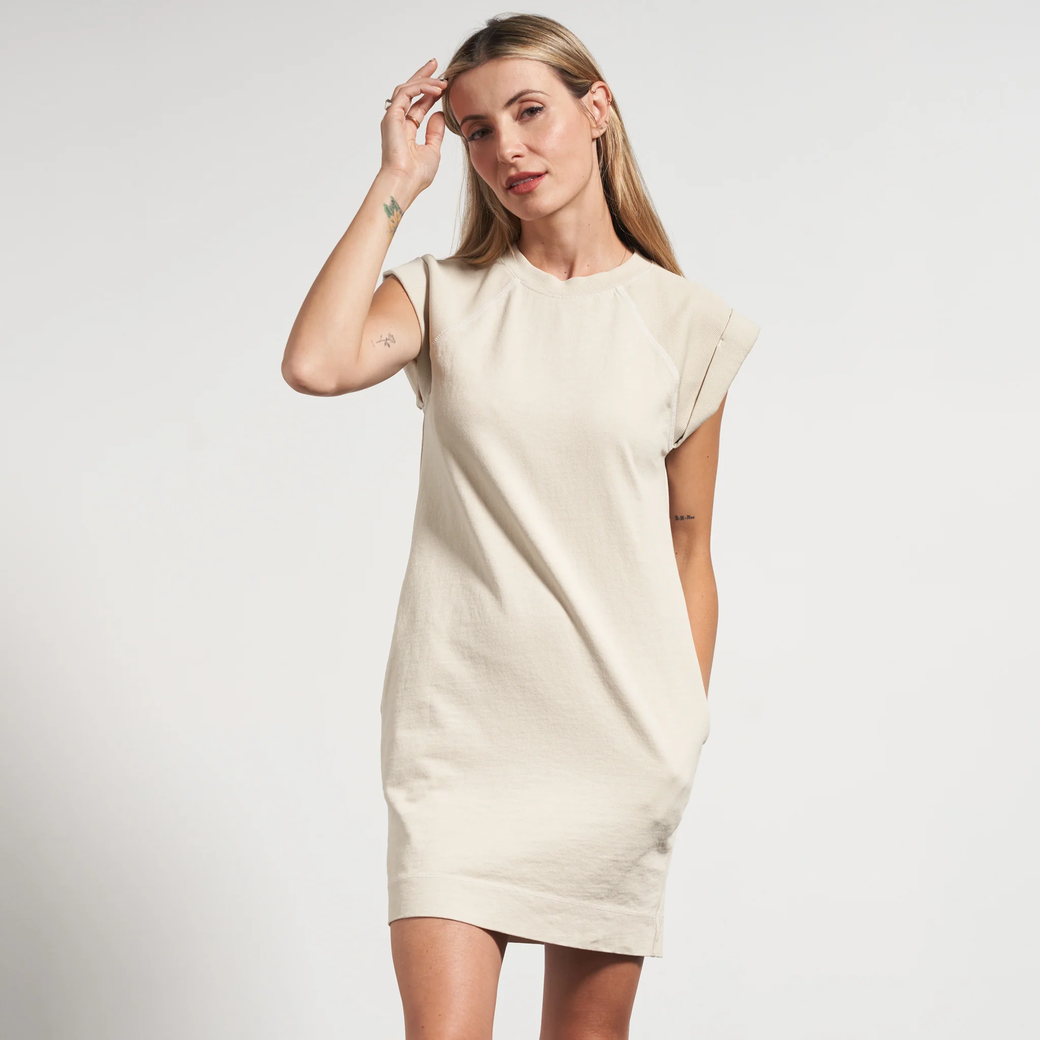 Estelle Cap-Sleeve Raglan Heritage Dress - Image 13