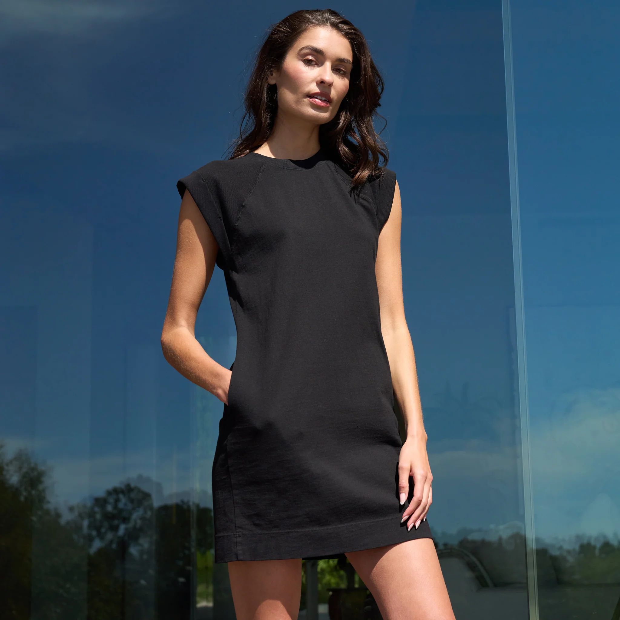 Estelle Cap-Sleeve Raglan Heritage Dress - Image 7