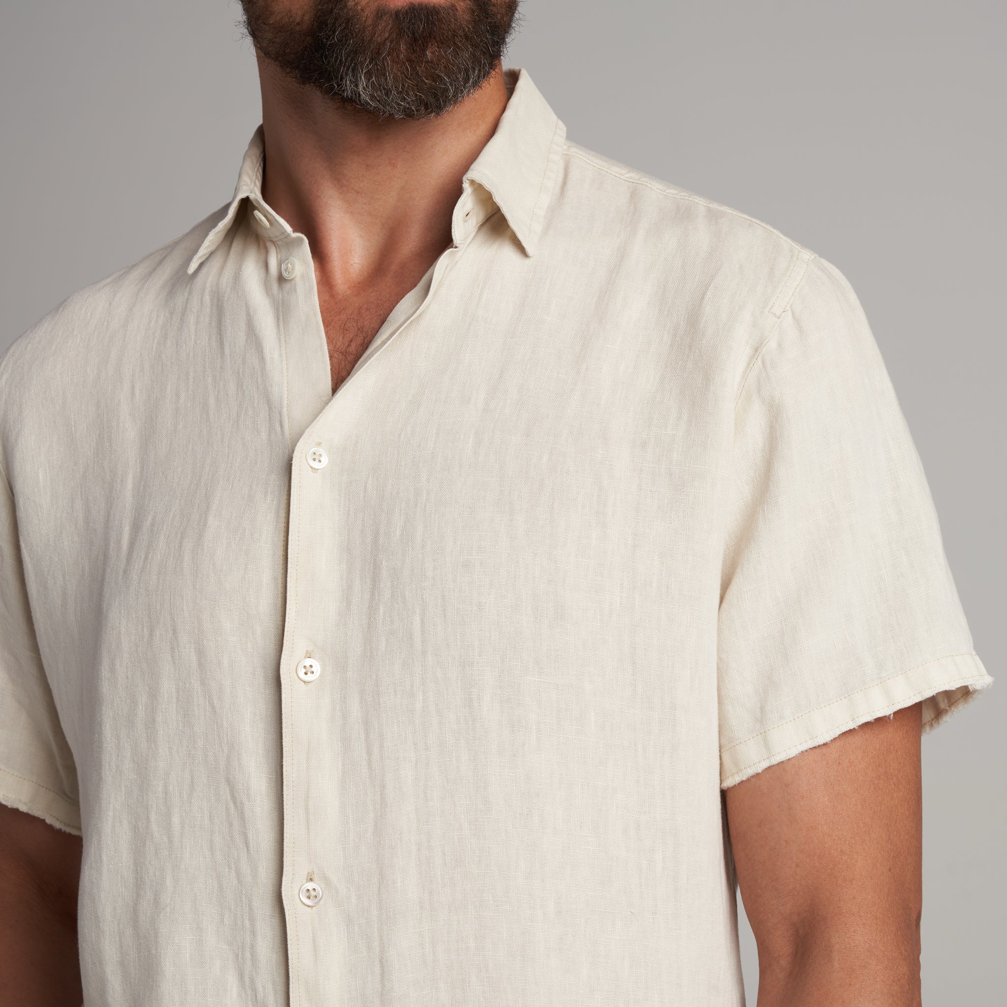 Lyons Short Sleeve Linen Shirt - Image 10