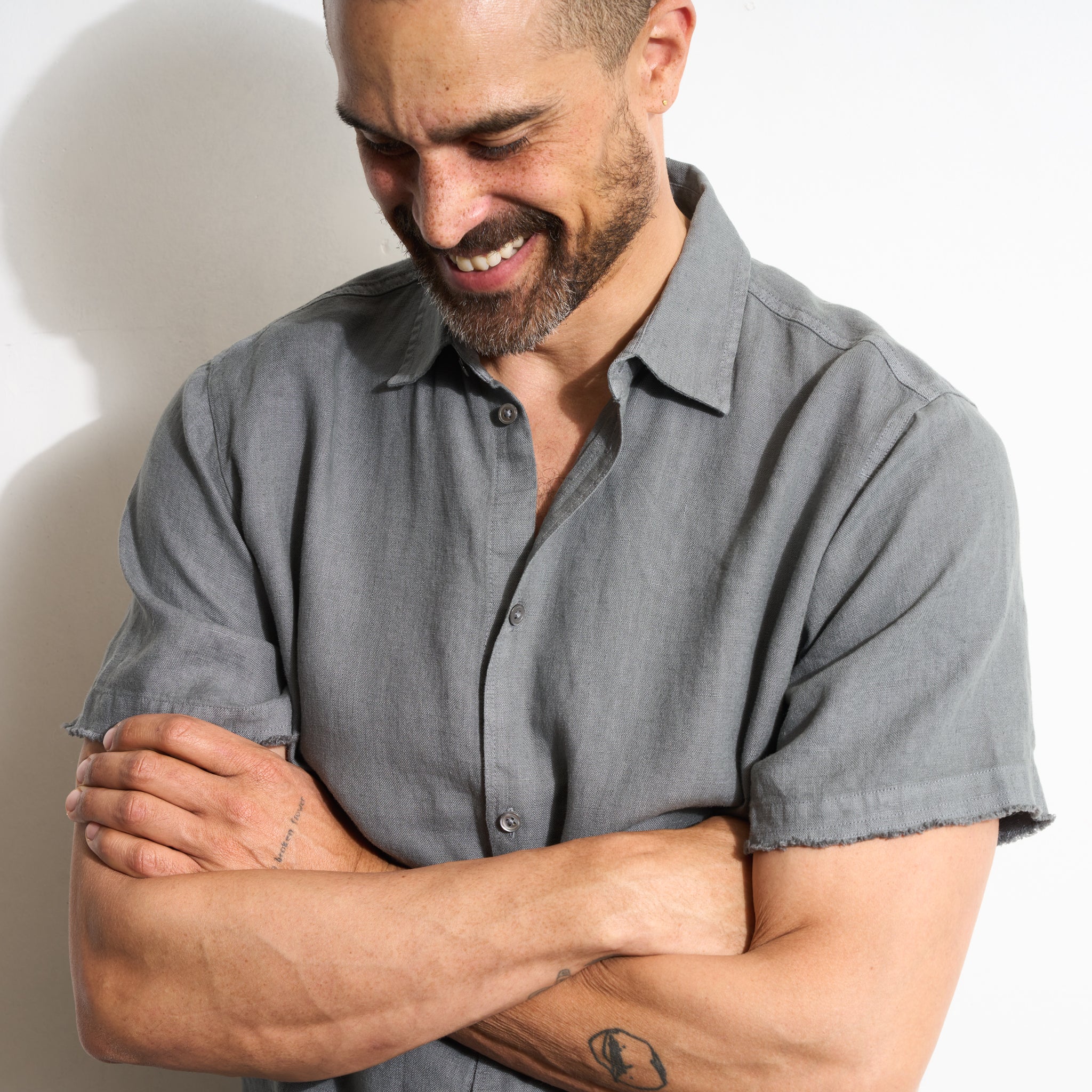 Lyons Short Sleeve Linen Shirt - Image 18