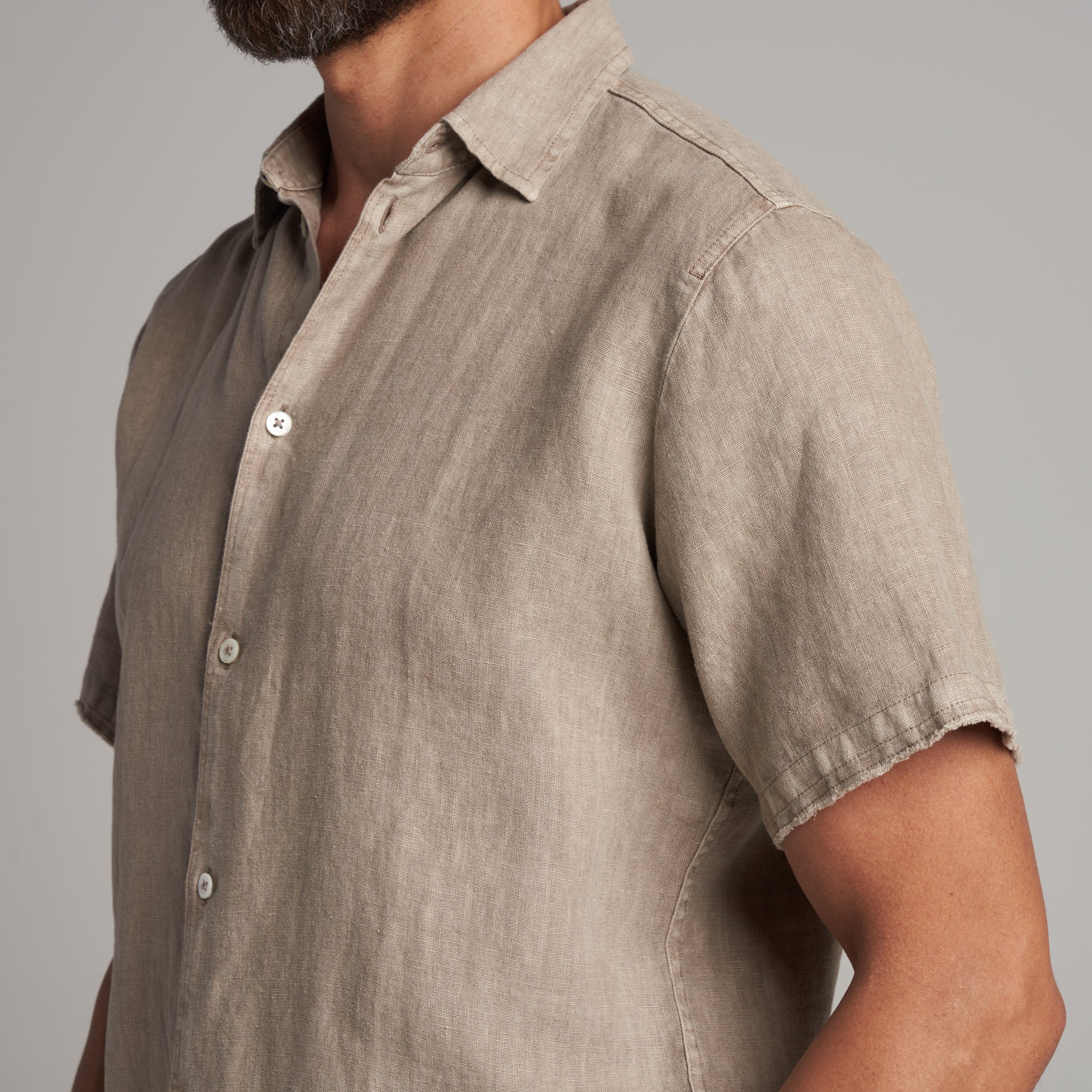 Lyons Short Sleeve Linen Shirt - Image 3