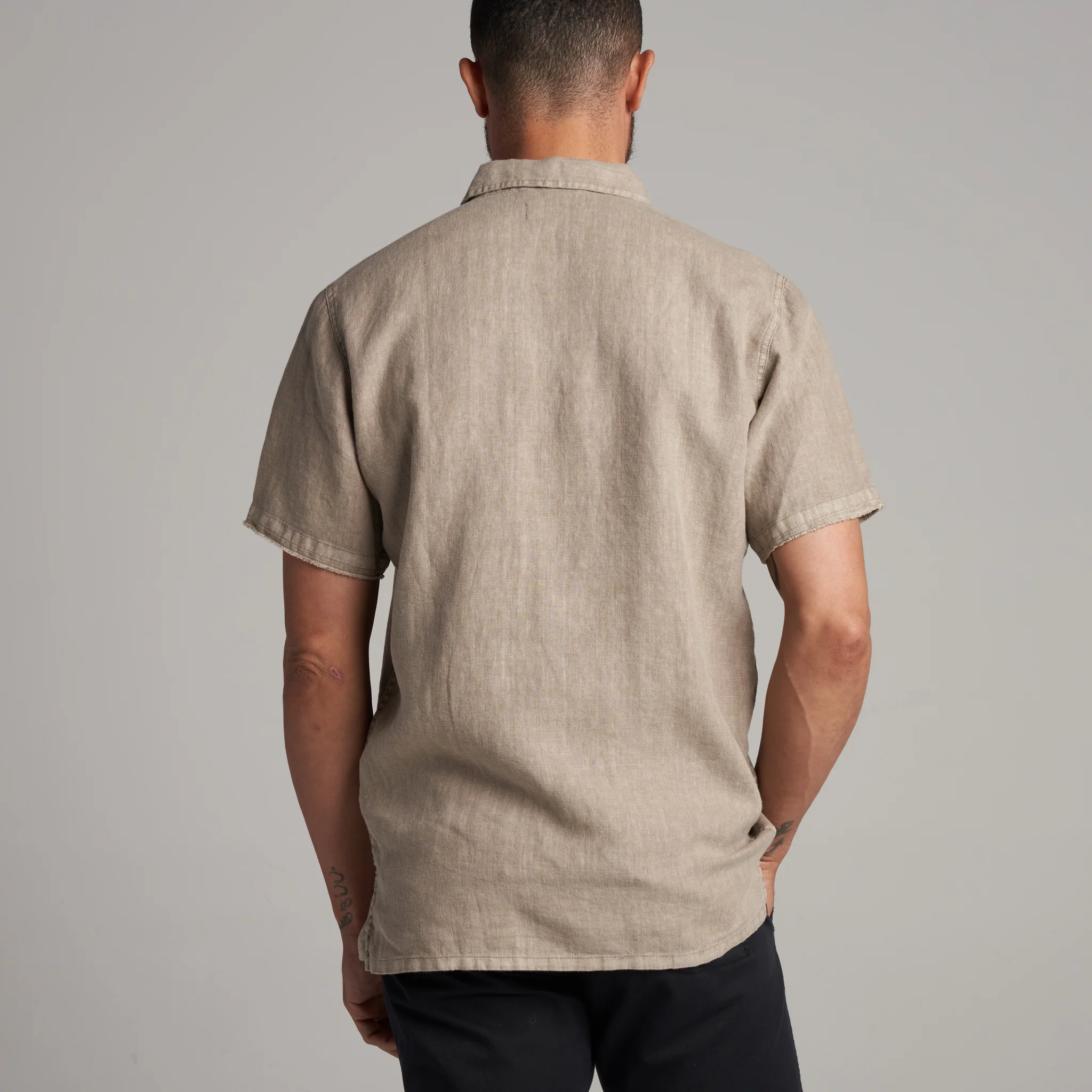 Lyons Short Sleeve Linen Shirt - Image 5