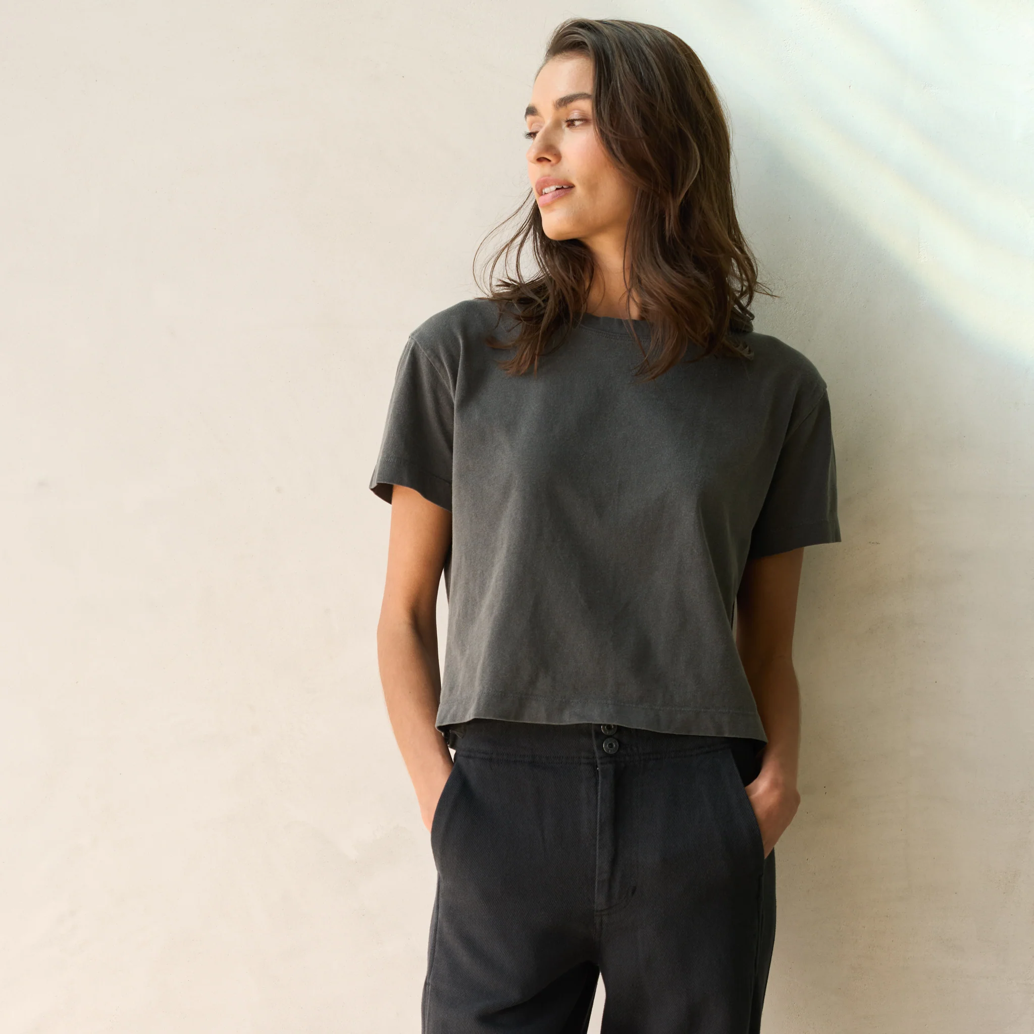Reagan Short Sleeve Boyfriend Tee - Image 10