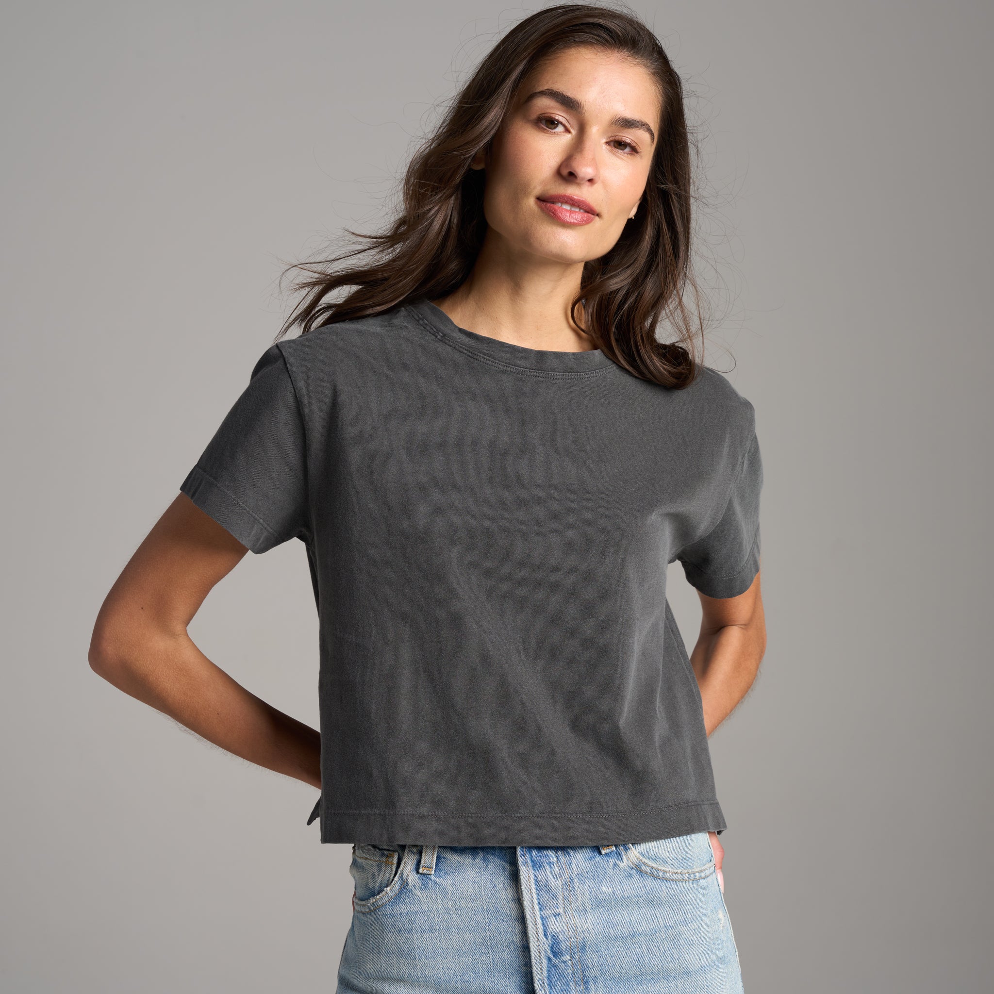 Reagan Short Sleeve Boyfriend Tee - Image 11