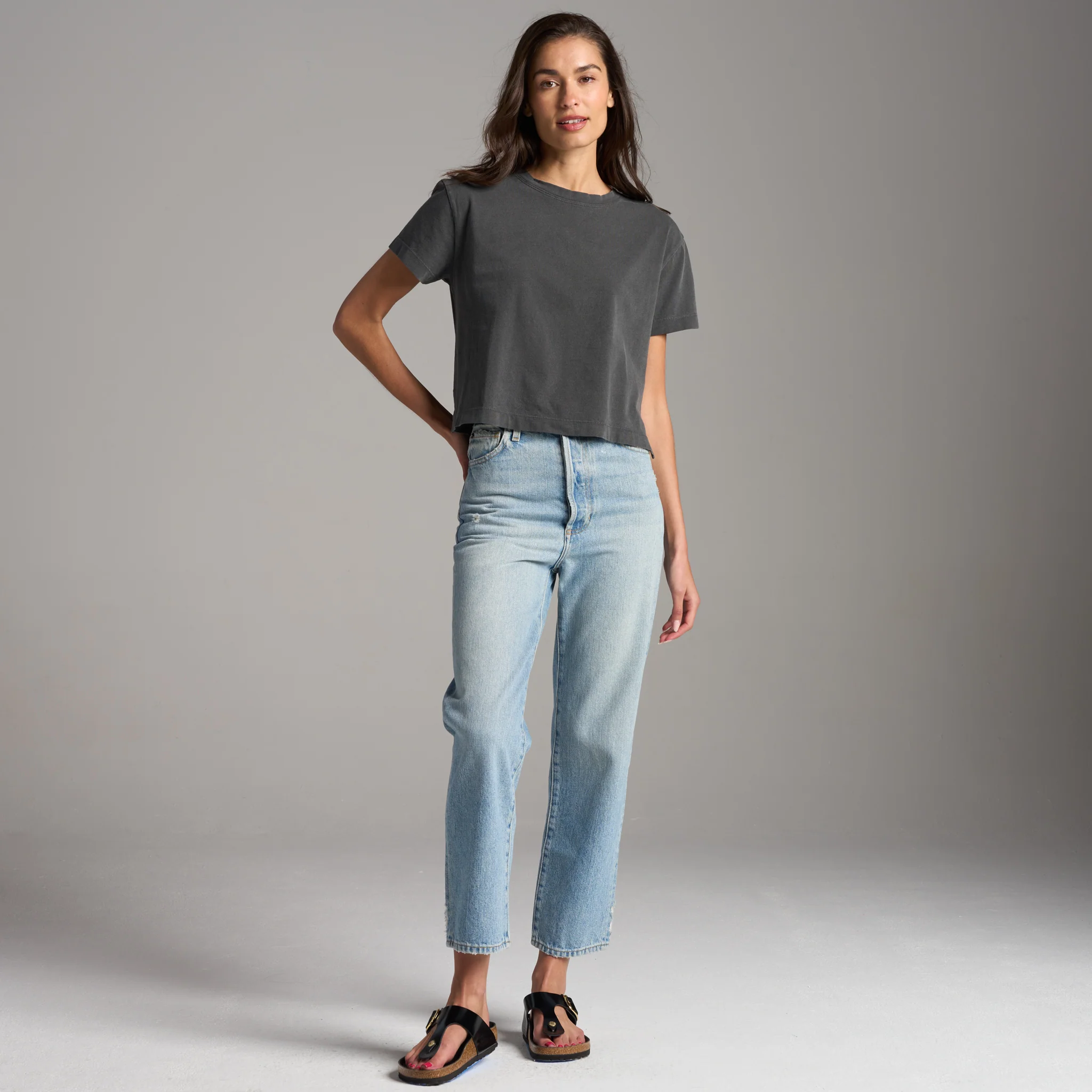 Reagan Short Sleeve Boyfriend Tee - Image 12