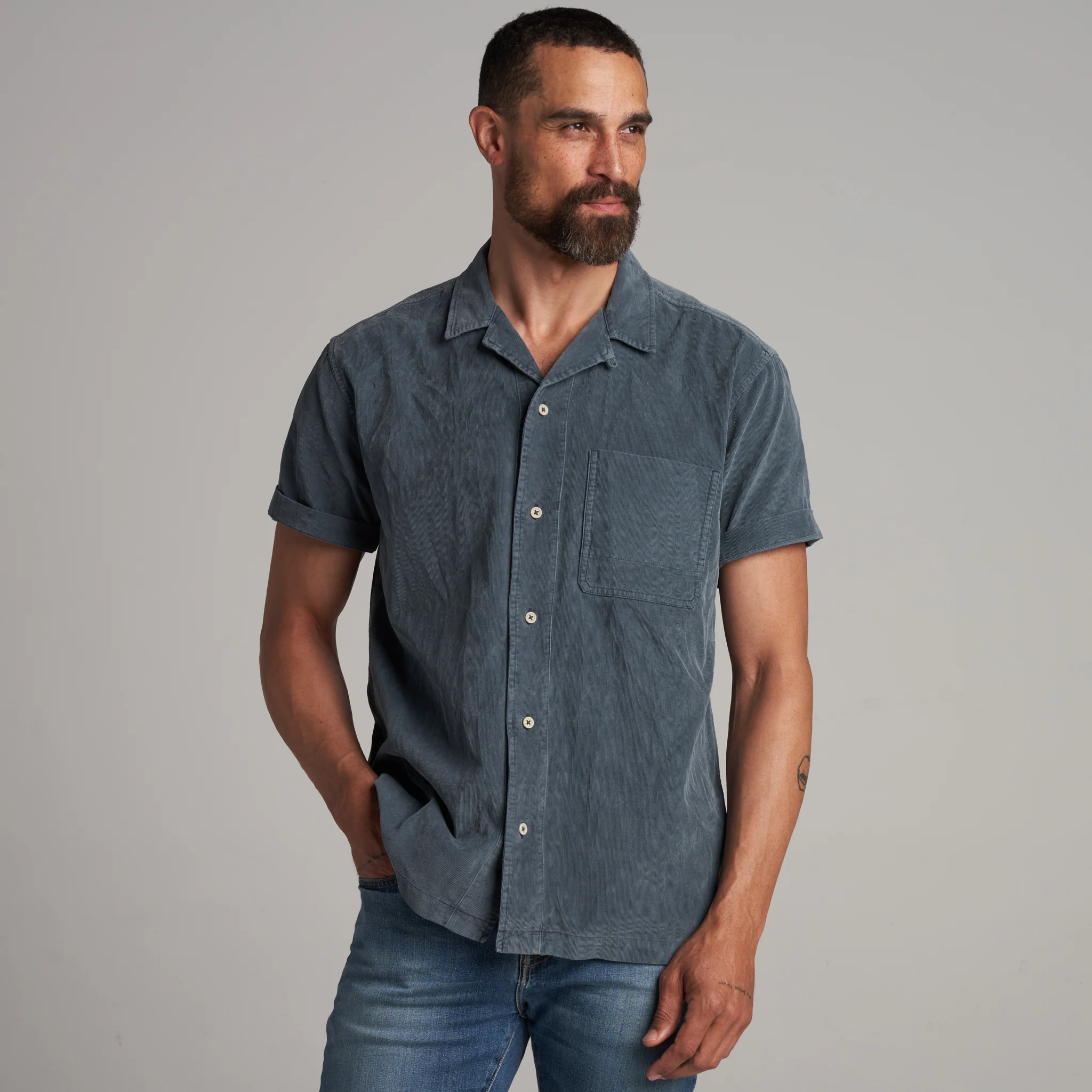 Zion Corduroy Camp Shirt - Image 7